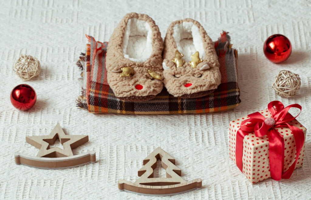 cadeau chausson mouton pour bébé