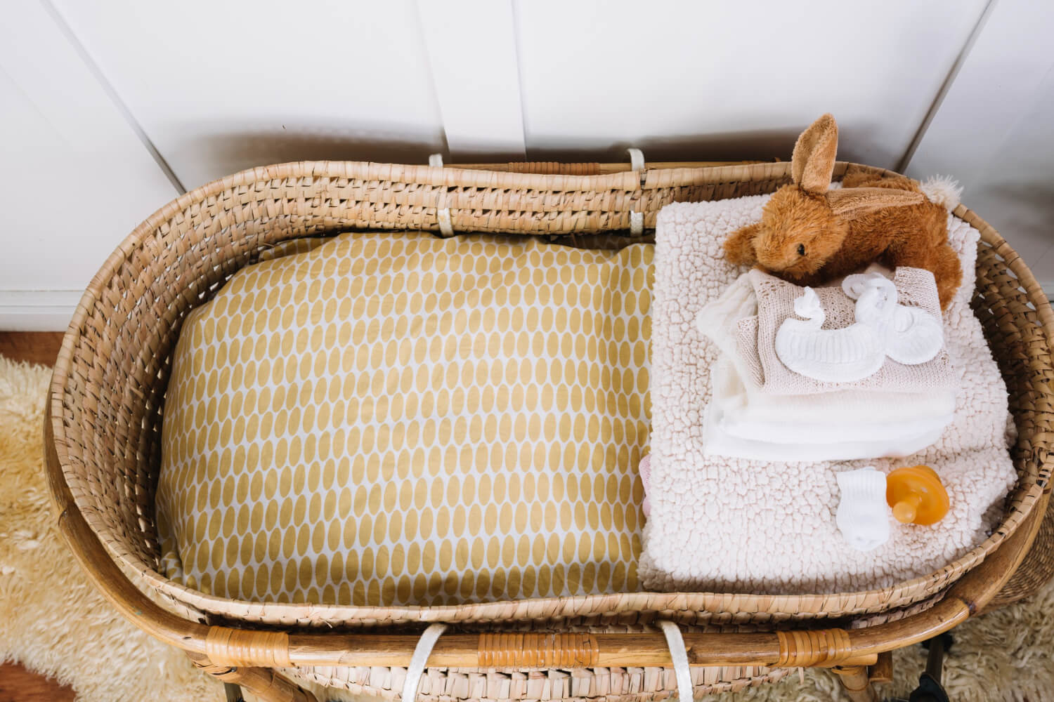 couffin bébé en bois